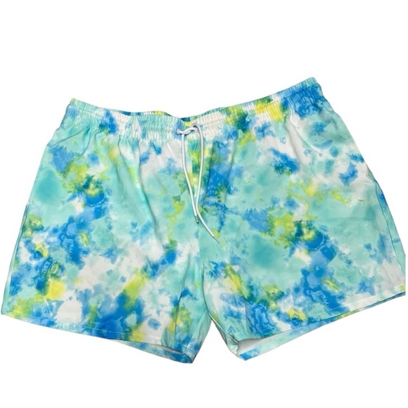 Crown & Ivy Cabana Tie Dye Swim Trunks Size XXL (40-42) - Picture 1 of 10